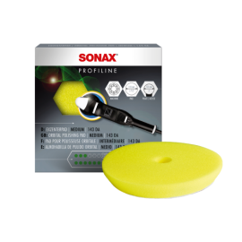 SONAX Polishing Sponge yellow Dual Action Finish Pad,  143mm
